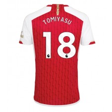 Arsenal Takehiro Tomiyasu #18 Hjemmedrakt 2023-24 Kortermet